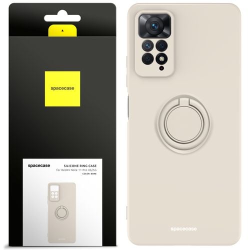 ETUI SILIKONOWE SPACECASE RING CASE DO REDMI NOTE 11 PRO 4G + SZKŁO na Arena.pl