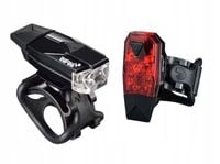 Zestaw lamp rowerowych INFINI Set Mini Lava Usb czarna I-261WR-B OS