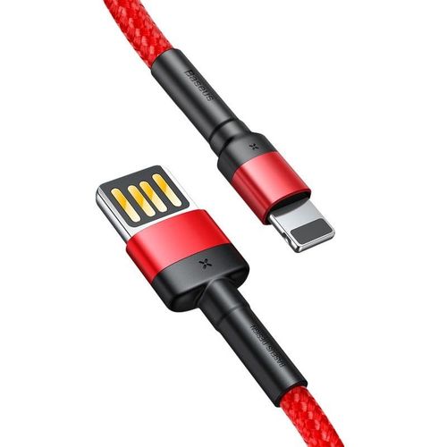 Kabel Lightning USB (dwustronny) Baseus Cafule 1,5A 2m (czerwony) na Arena.pl