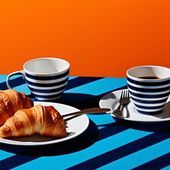Plakat 80x80cm Croissanty