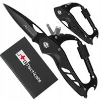 MULTITOOL NARZĘDZIE WIELOFUNKCYJNE karabińczyk 6w1 survivalowy brelok