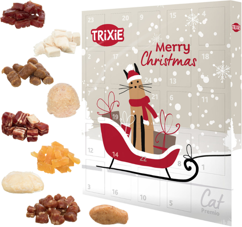 TRIXIE Kalendarz Adwentowy dla kota prezent na Święta świąteczny przysmak na Arena.pl