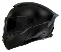 KASK MOTOCYKLOWY SZCZĘKOWY MT HELMETS ATOM 2 SV SOLID BLACK MATT NA PREZENT