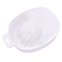 Miseczka do rąk manicure, zdejmowania hybrydy, żelu, akrylu biała