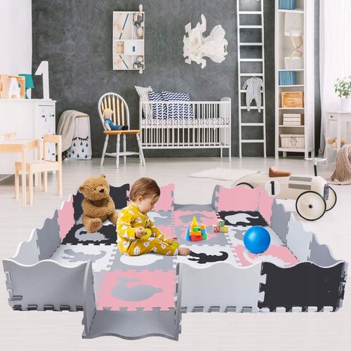 GRUBA MATA EDUKACYJNA puzzle PIANKOWE XXL KOJEC na Arena.pl