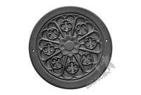 KRATKA WENTYLACYJNA NR 18 OKRĄGŁA KWIAT ŻELIWNA KOMINKOWA ZEWNĘTRZNA WEWNĘTRZNA SIATKA KRATA RUSZT