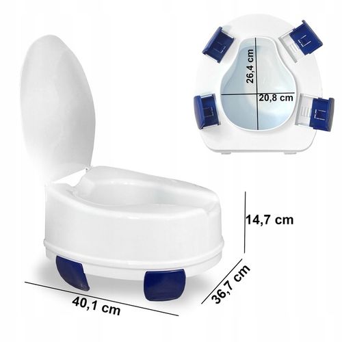 Nasadka na sedes po operacji biodra Nakładka na toaletę dla seniora WC na Arena.pl