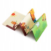 MATA PIANKOWA SKŁADANA DLA DZIECI EDUKACYJNA DWUSTRONNA HUMBI 120x180 TORBA