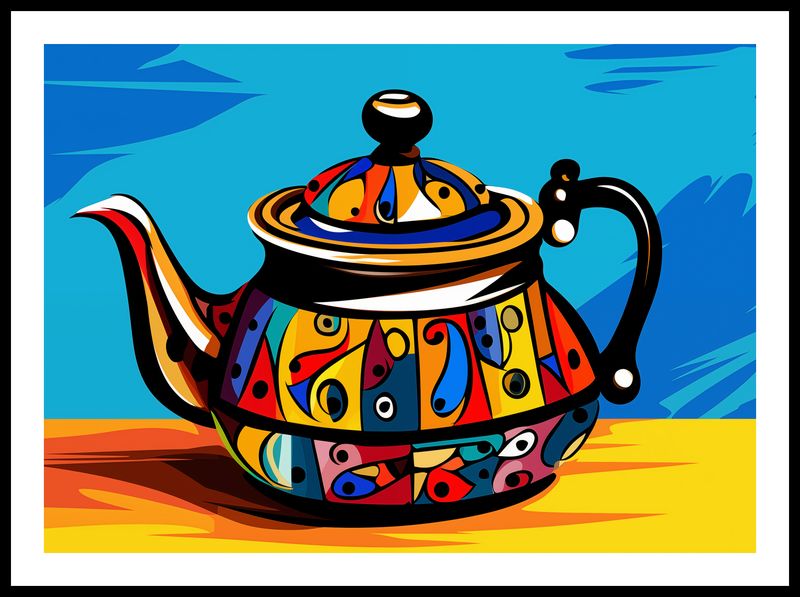Plakat 70x50cm Może Herbatki? zdjęcie 3