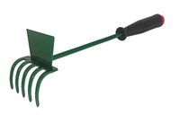 grabki uniwersalne 10cm 5 zębne z motyczką metalowe z trzonkiem