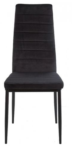 Krzesła tapicerowane Bergamo 6 sztuk - Metalowe na Arena.pl