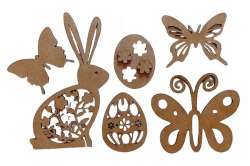 Zestaw Ozdób Wielkanocnych z HDF 2 mm na Arena.pl