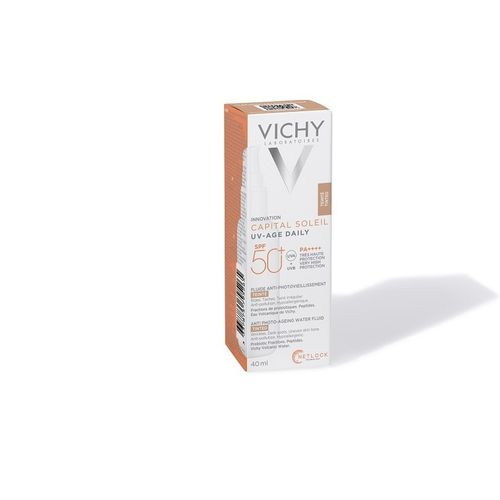 Vichy Capital SOLEIL SPF 50+ TEINT UV-Age Daily fluid koloryzujący - 40ml na Arena.pl