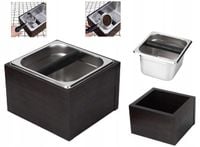 POJEMNIK NA FUSY DO KAWY 1,5L DO KAWIARNI STAL NIERDZEWNA ODBIJAK KNOCK BOX