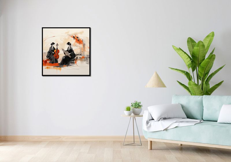 Plakat 70x70cm Harmonia Ciszy zdjęcie 4