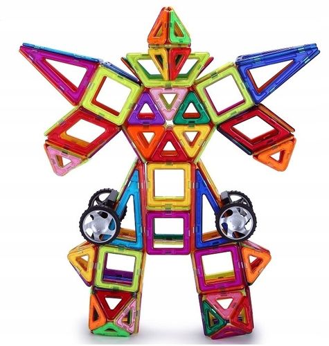 KLOCKI MAGNETYCZNE PANELE NEODYMOWE 76 EL ZESTAW na Arena.pl