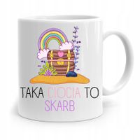 Kubek Prezent Dla Cioci Ciotki Ciocia To Skarb Z Nadrukiem Ze Zdjęciem