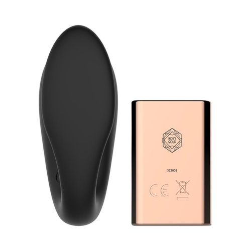 Rosy Gold – C-Shape Vibrator With Luxury Charging Case – Black na Arena.pl