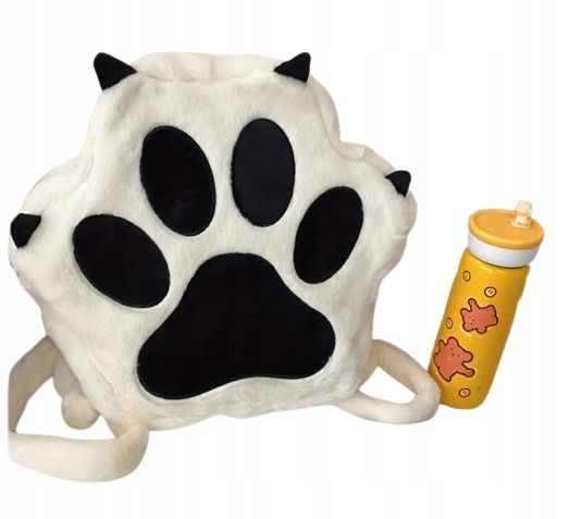 Plecak pluszowy kocia łapa zdjęcie 3