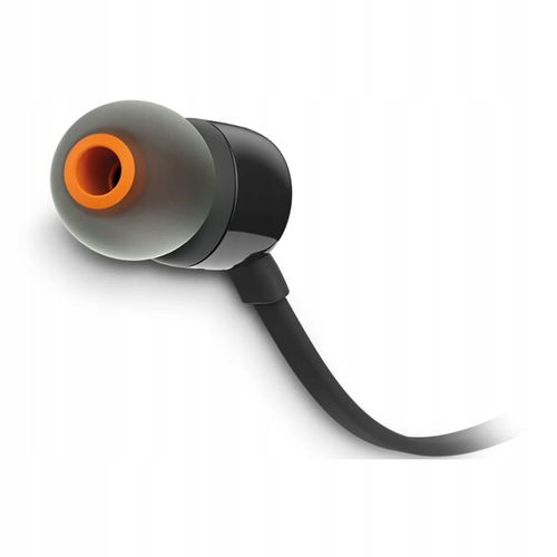 Słuchawki przewodowe JBL T110 PURE BASS Dokanałowe Mikrofon Czarne na Arena.pl