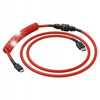GLORIOUS GLO-CBL-COIL-RED Kabel do klawiatury 1,37 m czerwony