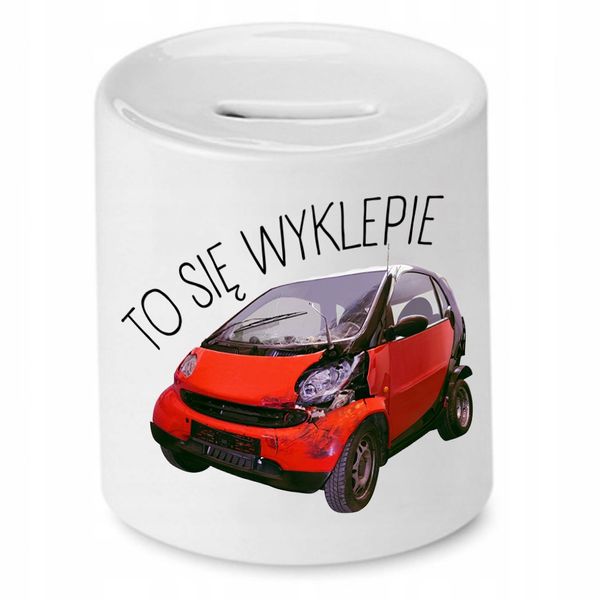 Skarbonka Dla Mechanika To Się Wyklepie Prezent Z Nadrukiem Ze Zdjęciem zdjęcie 1