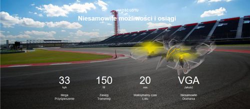 Dron OVERMAX X Bee Drone 2.4 Kamera Auto Powrót na Arena.pl
