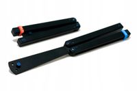 Butterfly nóż motylkowy motyl treningowy tępy Antarctis Squid TT Etui Black