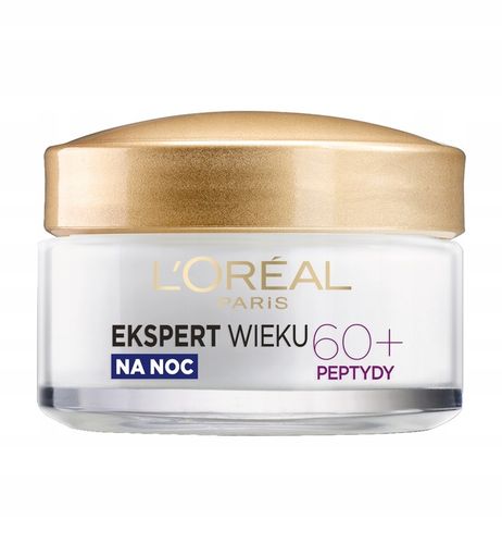 Loreal Ekspert Wieku 60+ Krem Do Twarzy Odbudowujący Na Noc 50ml na Arena.pl