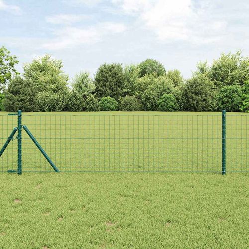 Słupek ogrodzeniowy. 26 pcs Zielony 3.2 x 3.2 x 100 cm Stal na Arena.pl