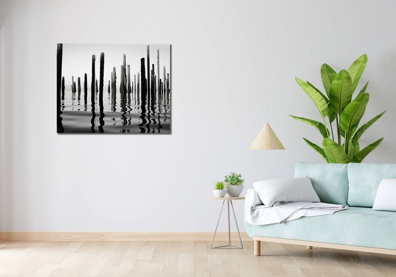 Obraz 90x70cm Refleksje Nad Wodą zdjęcie 2