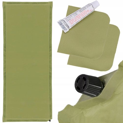 MATA SAMOPOMPUJĄCA KARIMATA TURYSTYCZNA POKROWIEC 180 cm DMUCHANA GRUBA na Arena.pl