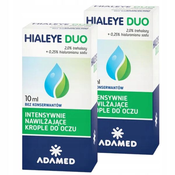 HIALEYE DUO Intensywnie nawilżające krople do oczu 10 ml zdjęcie 1