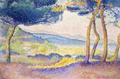 Plakat 91,5x61cm Pines Along the Shore, Henri-Edmond Cross do Salonu