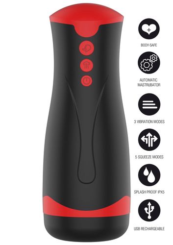 masturbator vibrating&squeeze black na Arena.pl