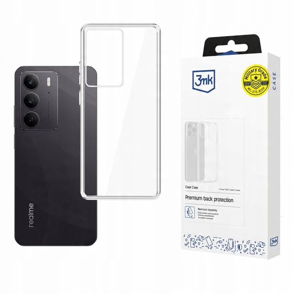 Silikonowe etui na Realme C75 - 3mk Clear Case zdjęcie 1