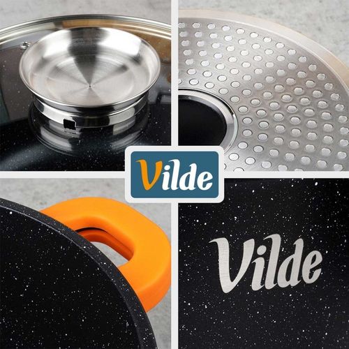 garnek granitowy wysoki 6,7l 24cm z pokrywą z aromatyzerem terruna 199110 na Arena.pl