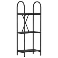 Półka na książki Czarny dąb 40 x 30 x 109 cm