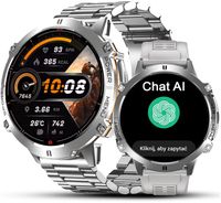 SMARTWATCH męski Rubicon F40-PROF bransoleta srebrny