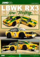 INNO64 MAZDA SAVANNA RX3 “Katayama Racing” Yellow/green 1:64