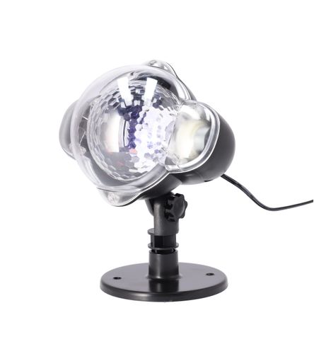projektor led śnieżynki zimny biały pilot zewnętrzny dekoracja świąteczna na Arena.pl