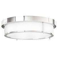 Sufitowa lampa chromowana Romi plafoniera z abażurem nad stół