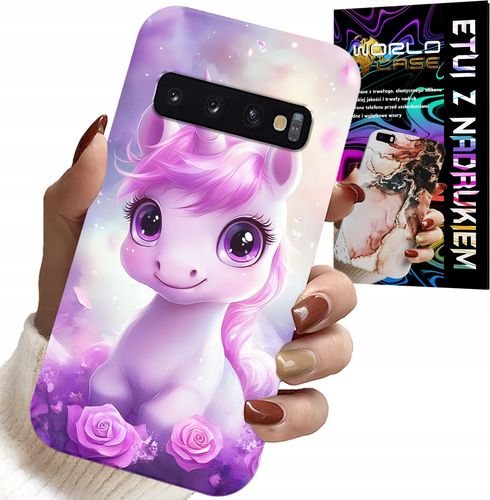 ETUI DO SAMSUNG GALAXY S10 - SŁODKI JEDNOROŻEC, WZORY DLA DZIECI CASE na Arena.pl