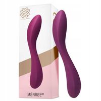 Klasyczny wibrator dopochwowy, elastyczny.