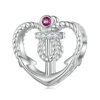 2 x Charms Zawieszka CHarm Srebro 925 Charms Titanic Kotwica Trusky