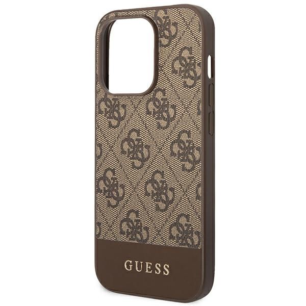 Etui Guess do iPhone 14 Pro, Brązowy zdjęcie 6