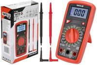 YATO MIERNIK UNIWERSALNY CYFROWY MULTIMETR RĘCZNY TESTER BUZER YT-73081