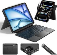Etui z klawiaturą do iPad Air 13 M3 M2 i Pro 13 12 9 QWERTZ POWYSTAWOWY