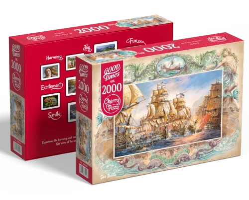 Puzzle 2000 elementów. Bitwa morska 50026 na Arena.pl