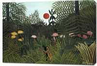 Obraz 100x70cm Virgin Forest, Rousseau Vintage do Salonu